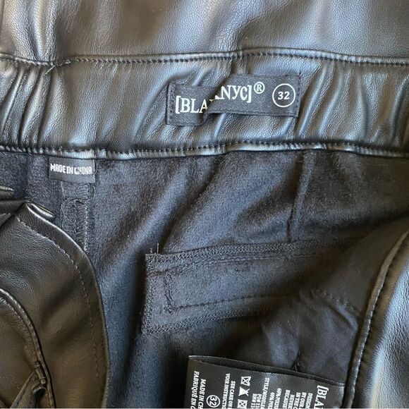 BLANKNYC Vegan Leather Sz 32 NWT Unisex Nordstrom - Picture 4 of 6